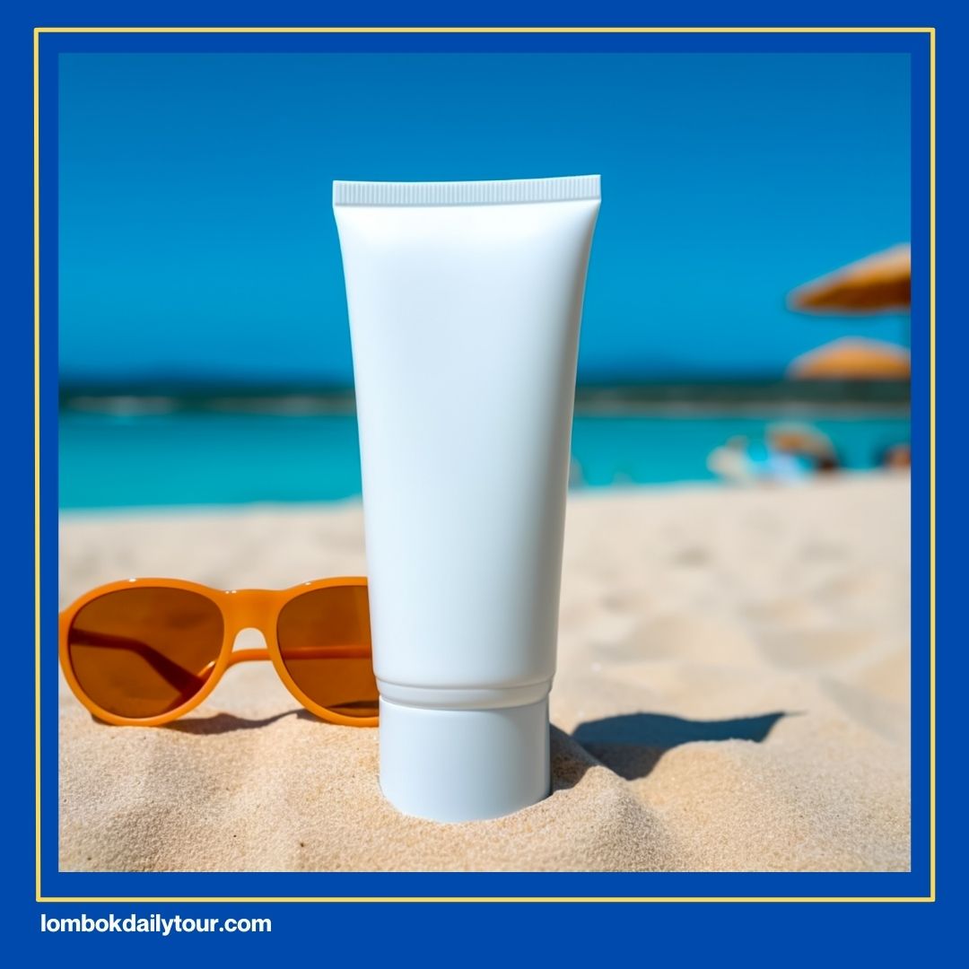 3 Spot Gili Nanggu Snorkeling Terbaik Yang Wajib Dikunjungi! 6 Menggunakan sunscreen saat berada di pàntai atau saat ingin snorkeling.